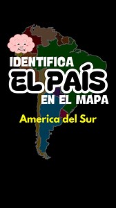 Identifica el pais de America del sur en el mapa #argentina #bolivia #peru #colombia #venezuela #paraguay #brasil #chile #guyana #Esequibo #ecuador #trivia #quiz #test | Trivia Educativa