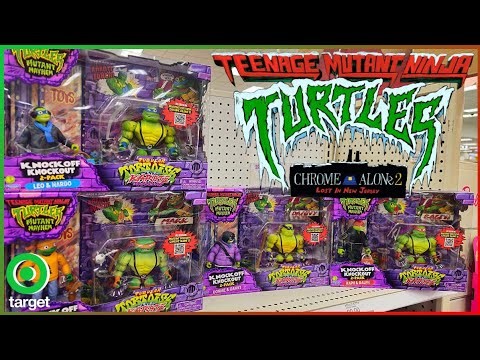 Teenage Mutant Ninja Turtles Chrome Alone 2 New Toys Knockoff Target