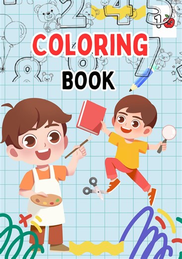 My First Preschool Coloring Book | Numbers, Shapes, Daily Life & Animals | 30 Pages Printable Toddler Activity PDF - Etsy