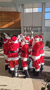 It's our favorite time of the year when this dancing crew shows up and spreads the Christmas cheer! 🎅🎄💃 | Mercy