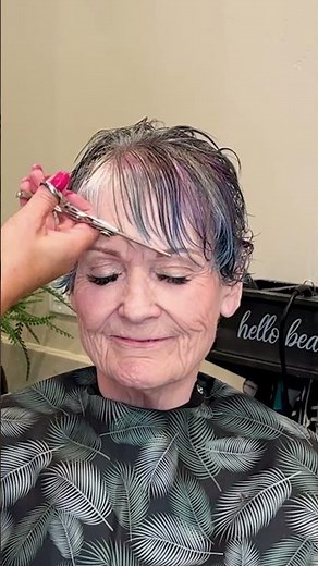Undercut Haircut Transformation for Mature Women
