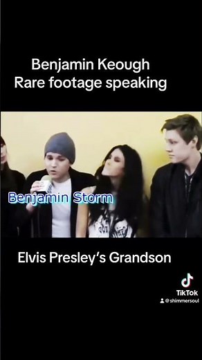 Benjamin Keough speaking voice Rare footage #