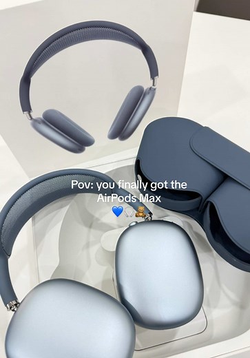 What a beauty 🥹🎧💙 #airpodsmax #airpods #airpodsmaxblue #appleairpodsmax #headphones