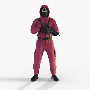 Squid Game Masked Soldier | Call of Duty Black Ops 6 - 3D Model