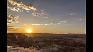 1.2K views · 108 reactions | Sunset over the Painted Desert. See you next year! (hl) #scenery #scenic #PetrifiedForest #petrifiedforestnationalpark #parkweather | Petrified Forest National Park | Facebook
