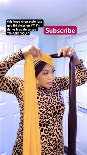 Easy head wrap tutorials, no pins, no rubber bands #shortsfeed #howto #youtube ‪@CalistaStarBeauty‬