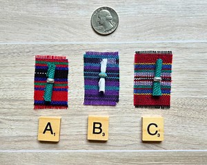 Miniature Guatemalan Fabric Dollhouse Placemat and Napkin Set - 1:12 Scale - Etsy