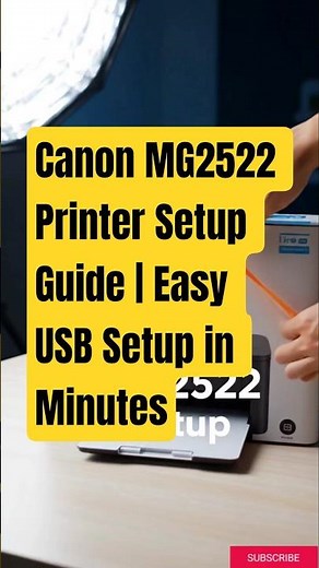 Canon MG2522 Printer Setup Guide | Easy USB Setup in Minutes #ijstartcanon #canonprintersetup