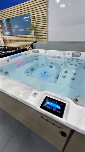 The Jacuzzi J-508L hot tub 🩷 #outdoorliving #hottub #spas #wellness #jacuzzi #spa #pool #hottubs