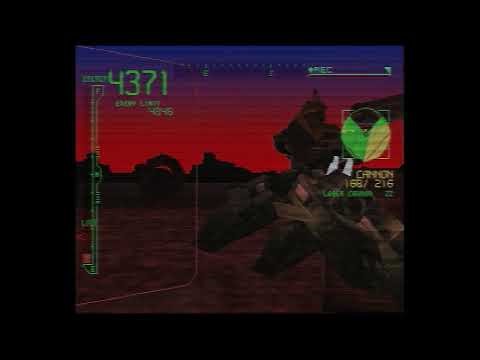 Armored Core: Master of Arena (PS1) (4K CRT View) - [EX Arena - Guest] Famitsu Shiro