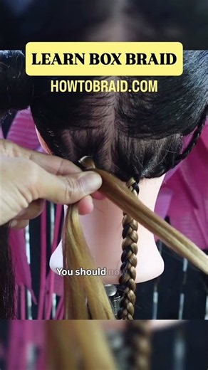 🤩 How to Braid Box Braids With Extensions✨