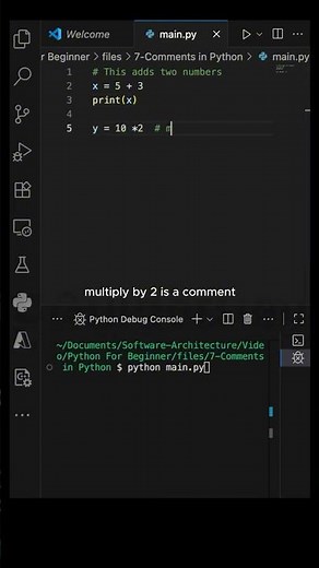 Single and Multi line Comments in Python in a Min | Python for Beginners