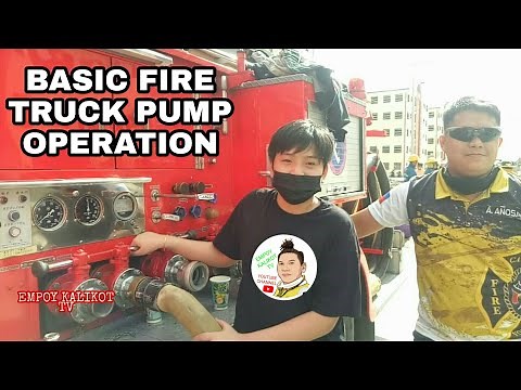 FIRE TRUCK PUMP BASIC HOW TO OPERATE