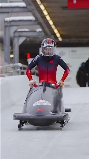 Monobob Innsbruck #milanocortina2026 #ibsfsliding #snow #austria #olympicgames #automobile