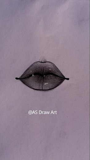 Lip Tutorial ✨#howto 🌸#sketch #drawingstyles