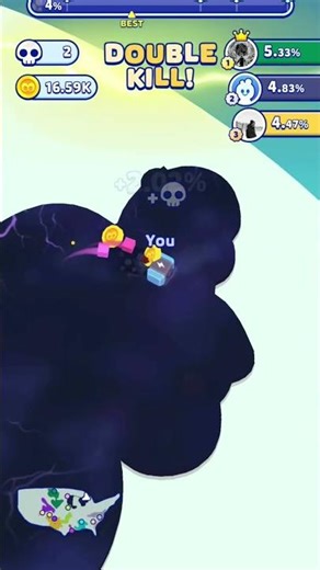 Can I beat Paper.io 2 IMPOSSIBLE mode #paperio2 #shorts #challenge