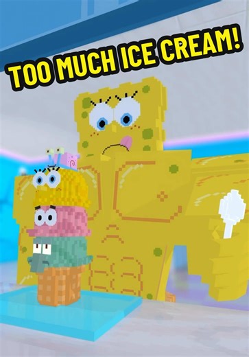 🍦 Muscle SpongeBob vs GIANT Ice Cream! - Minecraft Animation #minecraftanimation #minecraftmemes #spongebobsquarepants #bobesponja #kefegames