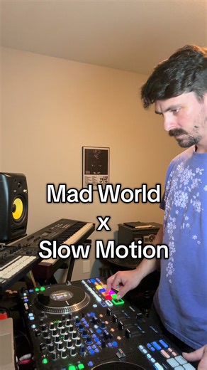 Exploring Slow Motion in Mad World Mashup