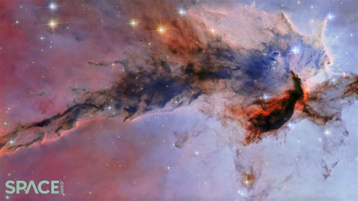 Hubble spies 9.5 light-year bit of the amazing Eagle Nebula