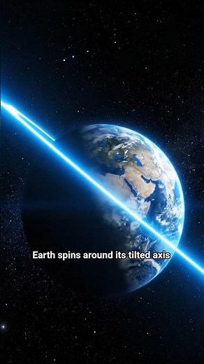 How Earth’s Rotation Creates Day and Night 🌍✨ #scienceeducation #earthrotation #educationalshort