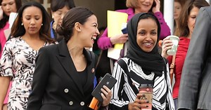 AOC, Omar Team Up with Vlogger Who Said 'America Deserved 9/11' in Campaign Event