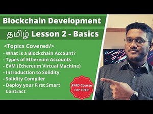 Blockchain Development Tamil Lesson 2 - Basics - Crypto Tamil