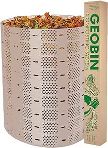 Geobin Compost Bin - 246 Gallon, Expandable, Easy Assembly, Made in The USA (Tan)