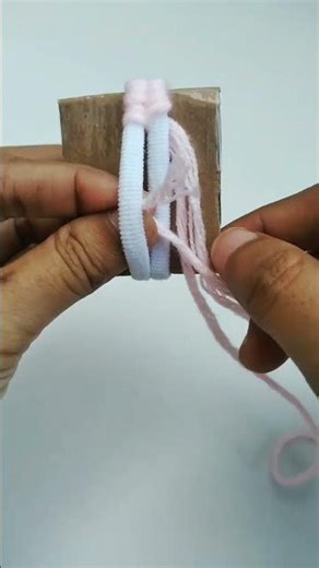 DIY cover hair pony tail #diy #diycraft