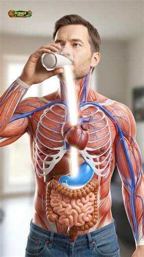Watch Milk Travel Through the Human Body in Real Time! milk digestion, what happens when