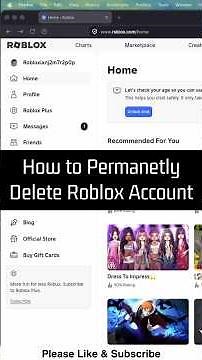 How to Permanently Delete Roblox Account - 2026
