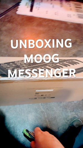 Unboxing the moog messenger #moog #synthesizer #synth #musicproducer