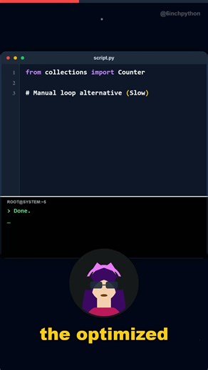 Stop using slow loops! Learn the algorithmic secret data scientists use to count ... #Python #Shorts