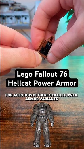 Attempting A PERFECT Lego Fallout 76 Hellcat Power Armor #lego #fallout