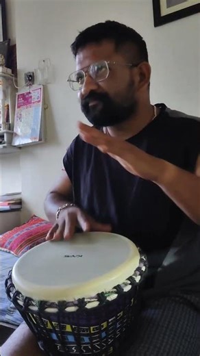 Ramti aave madi ramti aave Djembe tutorial🪘|dakla|Bandish projekt|| રમતી આવે માડી||