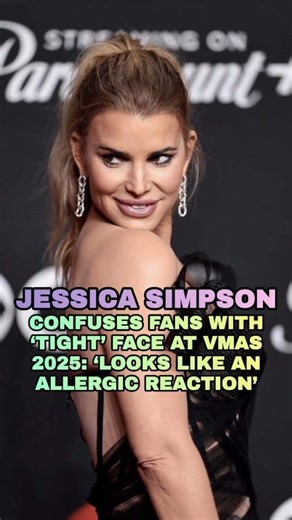 Face the music Jessica Simpson confuses fans with ‘tight’ face at VMAs 2025: ‘Looks like an allergic reaction’. #JessicaSimpson #MTV #VMas #Justinbieber #HaileyBieber #SwagII #2025VeniceFilmFestival #Celebrity #actress #singer #Artist #news #gossip #celebritynews #music #scandal #viral #trending #celebritygossip #movies #LosAngeles #actor #Hollywood #Movie | Tiyas Seto Yulianto E.D.D | Facebook