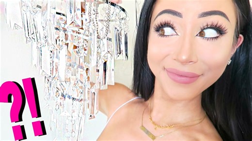 DIY CRYSTAL CHANDELIER for cheap!