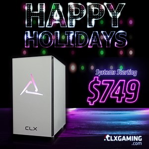 160 reactions · 15 comments | Take advantage of limited time upgrades while supplies last. Our systems are fully customizable to meet any need. Let our team help build the dream system for you or your loved ones this holiday season. | CLX Gaming | Facebook