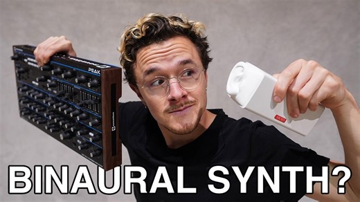 Recording a Synthesizer with a Binaural Microphone #MusicMonday