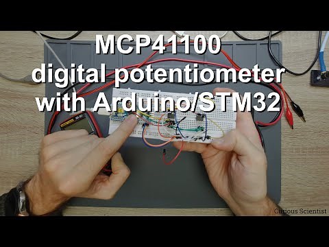 MCP41100 digital potentiometer with Arduino/STM32