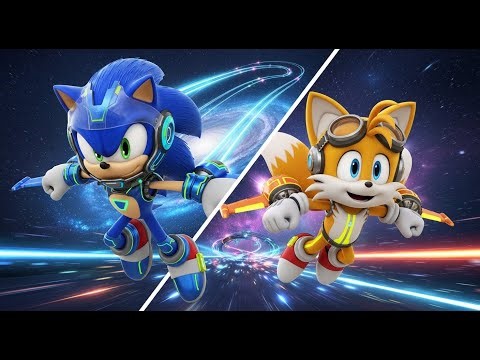 Sonic & Tails SUPERHERO Adventure - GIANT ROBOT Battle in the City! 🤖⚡