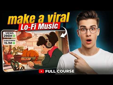 How to Create Lo-Fi music Videos Using AI (Beginner Friendly)