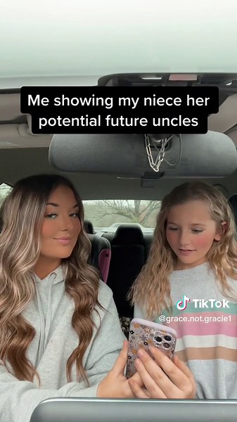 Showing My Niece Future Uncles in the Car