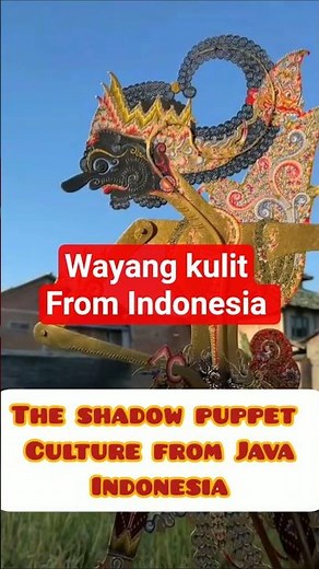 wayang kulit,a cultural art from Java Indonesia