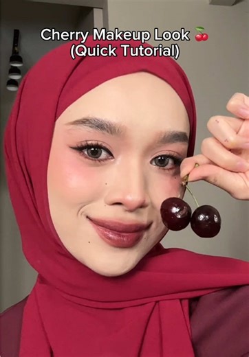 Cherry Makeup Look Tutorial with TIME PHORIA
