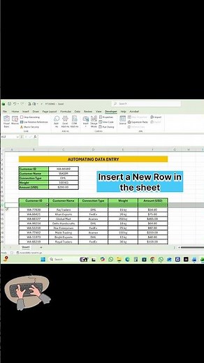 Excel Automatic Data Entry Trick ⚡ Save Time with Smart Excel Formula