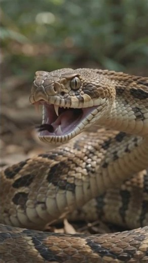 🐍 Russell's Viper: भारत के सबसे प्रसिद्ध विषैले साँपों में से एक |Amazing Snake Facts #snake #shorts