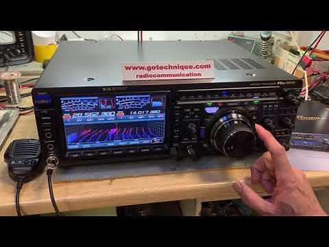 FTDX101D YAESU Radio HF TOUS MODES Presentation GoTechnique