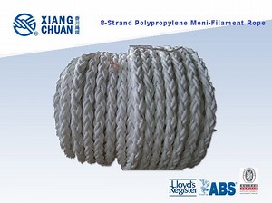 [Hot Item] 8 Strand 64mm 220m Length Polypropylene Mooring Rope