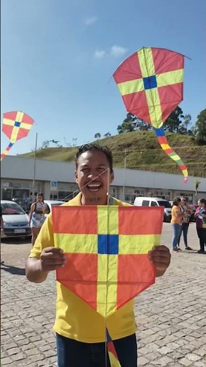 pipa latão de 70 cm corte e recorte cruz das antigas #indiopipas #viral #kite