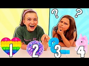 NUMBERS PICK THE FIDGETS IN OUR SLIME!! **SATISFYING** | JKREW